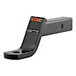 45850 Hitch Ball Mount, 2 in. - Black, Carbon Steel, Sold Individually