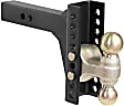 45900 Hitch Ball Mount, 2 in. - Powdercoated Black, Steel, Sold Individually