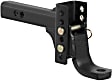 45901 Hitch Ball Mount, 2 in. - Powdercoated Black, Steel, Sold Individually