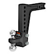 45936 Hitch Ball Mount, 2 in. - Powdercoated Black, Steel, Sold Individually