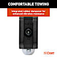 45936 Hitch Ball Mount, 2 in. - Powdercoated Black, Steel, Sold Individually