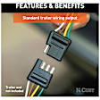 56489 Custom Wiring Harness, 4-Way Flat Output