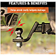 58267 Protective MultiPro / Multi-Flex Tailgate Sensor with 2 in. Hitch Cap