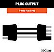 58963 Trailer Wire Connector - Direct Fit, Sold Individually