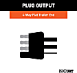 58964 Trailer Wire Connector - Direct Fit, Sold Individually