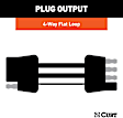 58978 Trailer Wire Connector - Direct Fit, Sold Individually