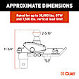 60668 5th Wheel Hitch - Sold Individually