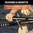 70001 Tow Bar - Textured black powdercoat, Carbon Steel, Universal, Sold Individually