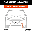 70121 Tow Bar - Powdercoated Gloss Black, Carbon Steel, Direct Fit, Sold Individually