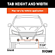 70124 Tow Bar - Powdercoated Gloss Black, Carbon Steel, Direct Fit, Sold Individually
