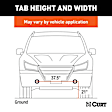 70134 Tow Bar - Powdercoated Gloss Black, Carbon Steel, Direct Fit, Sold Individually