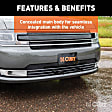 70135 Tow Bar - Powdercoated Gloss Black, Carbon Steel, Direct Fit, Sold Individually