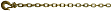 80316 Tow Chain - Yellow zinc