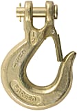 81910 Tow Hook - Yellow zinc, Steel, Universal, Sold Individually