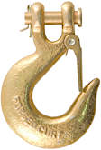 81960 Tow Hook - Yellow zinc, Steel, Universal, Sold Individually