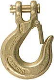 81980 Tow Hook - Yellow zinc, Steel, Universal, Sold Individually