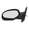 Driver Side Mirror, Power Adjust, Heated, Manual Folding, Chrome, No Signal Light, No Memory, No Puddle Light, No Auto-Dimming, No Blind Spot Feature