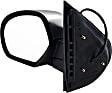 Driver Side Mirror, Power Adjust, Heated, Manual Folding, Chrome, No Signal Light, No Memory, No Puddle Light, No Auto-Dimming, No Blind Spot Feature