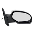 2008 Chevrolet Suburban 1500 - Passenger Side Mirror, For Models With Off Road Package, Power Adjust, Heated, Chrome, Manual Folding, No Signal Light, No Blind Spot Feature, No Memory, No Puddle Light, No Auto-Dimming
