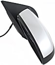 2008 Chevrolet Suburban 1500 - Passenger Side Mirror, For Models With Off Road Package, Power Adjust, Heated, Chrome, Manual Folding, No Signal Light, No Blind Spot Feature, No Memory, No Puddle Light, No Auto-Dimming