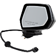 Passenger Side Mirror, Power, Manual Folding, Non-Heated, Paintable, No Signal Light, No Memory, No Puddle Light, No Auto-Dimming, No Blind Spot Feature