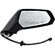 Passenger Side Mirror, Power, Manual Folding, Non-Heated, Paintable, No Signal Light, No Memory, No Puddle Light, No Auto-Dimming, No Blind Spot Feature