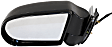 Driver Side Mirror, Power, Manual Folding, Non-Heated, Paintable, No Signal Light, No Memory, No Puddle Light, No Auto-Dimming, No Blind Spot Feature