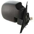 Passenger Side Mirror, Power, Manual Folding, Non-Heated, Paintable, No Signal Light, No Memory, No Puddle Light, No Auto-Dimming, No Blind Spot Feature