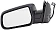 Driver Side Mirror, Power Adjust, Non-Heated, Manual Folding, Textured Black, No Signal Light, No Memory, No Puddle Light, No Auto-Dimming, No Blind Spot Feature