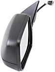Driver Side Mirror, Power Adjust, Non-Heated, Manual Folding, Textured Black, No Signal Light, No Memory, No Puddle Light, No Auto-Dimming, No Blind Spot Feature