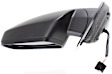 Driver Side Mirror, Power Adjust, Non-Heated, Manual Folding, Textured Black, No Signal Light, No Memory, No Puddle Light, No Auto-Dimming, No Blind Spot Feature