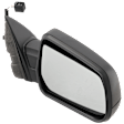 Passenger Side Mirror, Power Adjust, Non-Heated, Manual Folding, Textured Black, No Signal Light, No Memory, No Puddle Light, No Auto-Dimming, No Blind Spot Feature