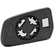 Passenger Side Mirror Glass, Non-Heated, No Blind Spot Feature, Convex, With backing plate