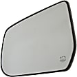 Driver Side Mirror Glass, Heated, No Blind Spot Feature