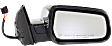 Passenger Side Mirror, Power Adjust, Heated, Manual Folding, Chrome, No Signal Light, With Memory, No Puddle Light, No Auto-Dimming, No Blind Spot Feature