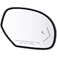 Passenger Side Mirror Glass, Non-Towing, Non-Towing, Heated, With Signal Light, Blind Spot Detection, Backing Plate, Arrow Signal