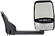 2015 Chevrolet Express 2500 - Passenger Side Towing Mirror, Manual Adjust, Non-Heated, Textured Black, Manual Folding, No Signal Light, With Blind Spot Glass, No Memory, No Puddle Light, No Auto-Dimming