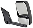 2015 Chevrolet Express 2500 - Passenger Side Towing Mirror, Manual Adjust, Non-Heated, Textured Black, Manual Folding, No Signal Light, With Blind Spot Glass, No Memory, No Puddle Light, No Auto-Dimming