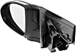 Driver Side Mirror, Power Adjust, Non-Heated, Manual Folding, Paintable, No Signal Light, No Memory, No Puddle Light, No Auto-Dim, No Blind Spot Feature