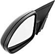 Driver Side Mirror, Power Adjust, Non-Heated, Manual Folding, Paintable, No Signal Light, No Memory, No Puddle Light, No Auto-Dim, No Blind Spot Feature