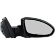 Passenger Side Mirror, Power Adjust, Non-Heated, Manual Folding, Paintable, No Signal Light, No Memory, No Puddle Light, No Auto-Dim, No Blind Spot Feature