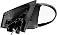 Passenger Side Mirror, Manual Adjust, Non-Heated, Manual Folding, Textured Black, No Signal Light, No Memory, No Puddle Light, No Auto-Dim, No Blind Spot Feature