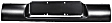 Step Bumper, Powdercoated Black Face Bar Only; With pad provision Without mounting bracket(s)