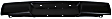 Step Bumper, Powdercoated Black Face Bar Only; With pad provision Without mounting bracket(s)