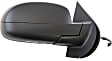 Passenger Side Mirror, Power, Heated, Power Folding, with 1 Paintable and 1 Textured Black Cap, No Memory, Standard Type, with Additional Paint To Match Cap, New Body Style