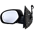 2008 Chevrolet Silverado 1500 LTZ - Driver Side Mirror, Power Adjust, Heated, With 1 Paintable and 1 Textured Black Cap, Power Folding, In-glass Signal Light, No Blind Spot Feature, With Memory, With Puddle Light, No Auto-Dimming