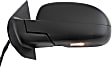 2008 Chevrolet Silverado 1500 LTZ - Driver Side Mirror, Power Adjust, Heated, With 1 Paintable and 1 Textured Black Cap, Power Folding, In-glass Signal Light, No Blind Spot Feature, With Memory, With Puddle Light, No Auto-Dimming