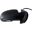 Passenger Side Mirror, Power Adjust, Heated, Power Folding, With 1 Paintable and 1 Textured Black Cap, In-glass Signal Light, With Memory, With Puddle Light, No Auto-Dimming, No Blind Spot Feature