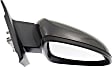 2013-2015 Chevrolet Spark - Passenger Side Mirror, Power, Manual Folding, Non-Heated, Paintable, No Signal Light, No Memory, No Puddle Light, No Auto-Dimming, No Blind Spot Feature