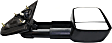 2014 Chevrolet Silverado 1500 - Passenger Side Towing Mirror, Power Adjust, Heated, Textured Black, Manual Folding, No Signal Light, With Blind Spot Glass, No Memory, No Puddle Light, No Auto-Dimming